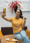 Bake the World a Better Place – Mustard Yellow T-Shirt(Size-XXL)