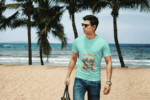 Paradise Life Beach Graphic Tee – Aqua Blue (Size-XXL)