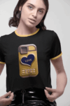 Retro Love Keypad Graphic T-Shirt (Size-XXL)
