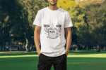 Strong Brew Coffee Mug T-Shirt – White (Size-S)
