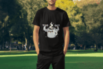 Strong Brew Coffee Mug T-Shirt – Black (Size-XXL)