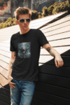 Shadow Beast Fantasy Graphic T-Shirt – Black(Size-XXL)