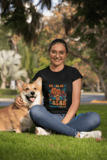 We Are On a Break Tee – Black(Size-XXL)