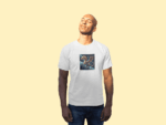 Firestorm Dragon Graphic T-Shirt – White(Size-XXL)