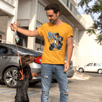 Snap Ride Street Tee – Mustard Yellow(Size-L)